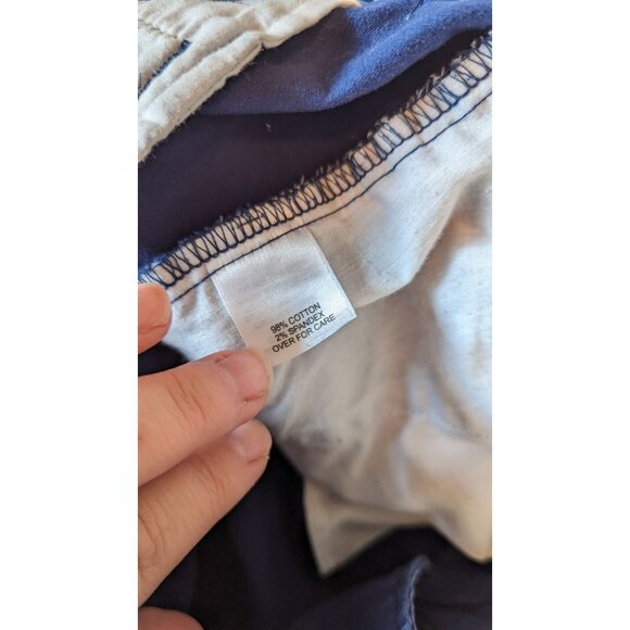 Vintage Le Tigre Womens Navy Printed Sailboat Shorts Size 10 Nautical - Picture 3 of 4